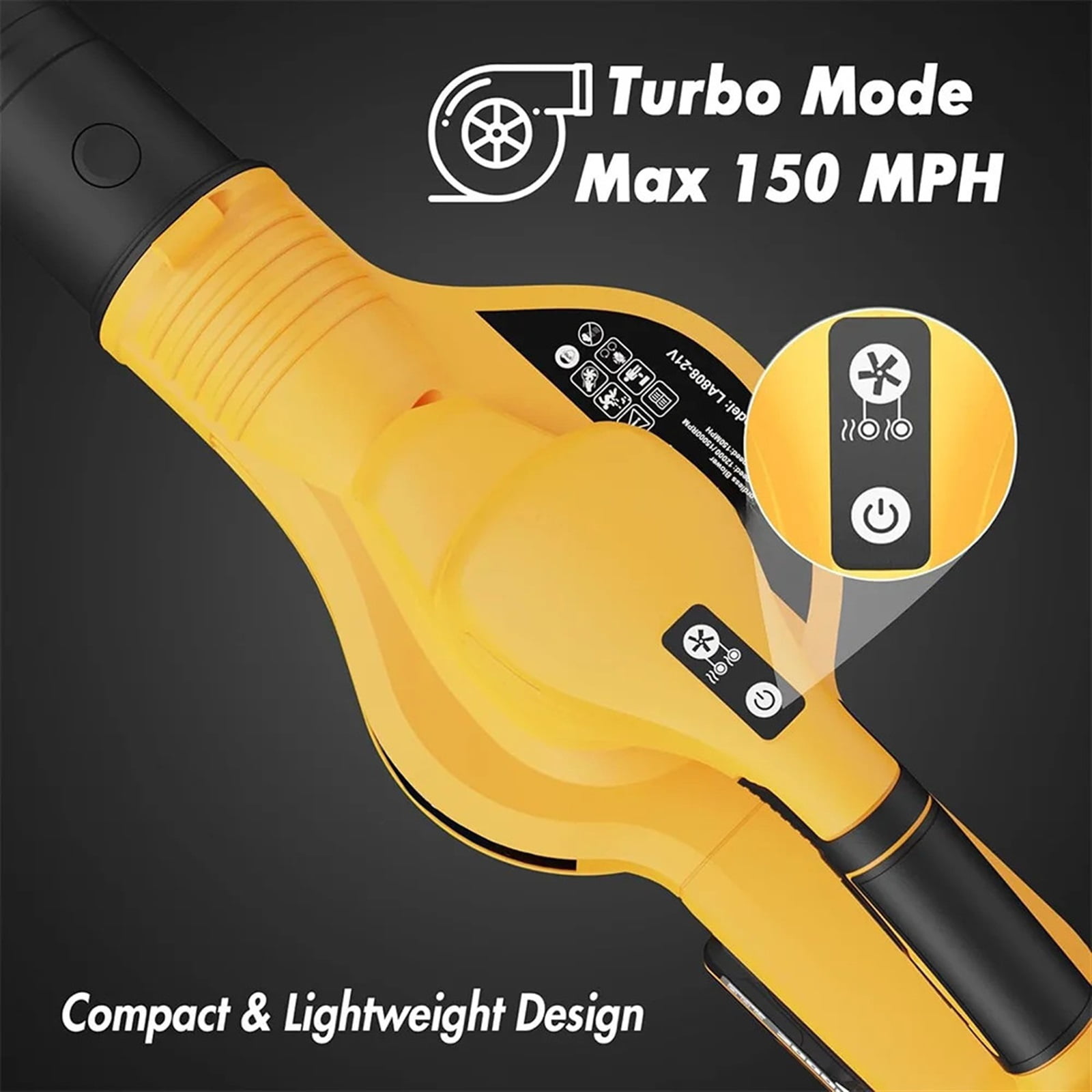3000W Electric Air Blower Turbo Cordless Vacuum Cleaner For Garden Suction Leaf Dust Collector Power Tool