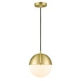 thumbnail image 5 of Light Society Jane Pendant Light in Brushed Brass/White, 5 of 16