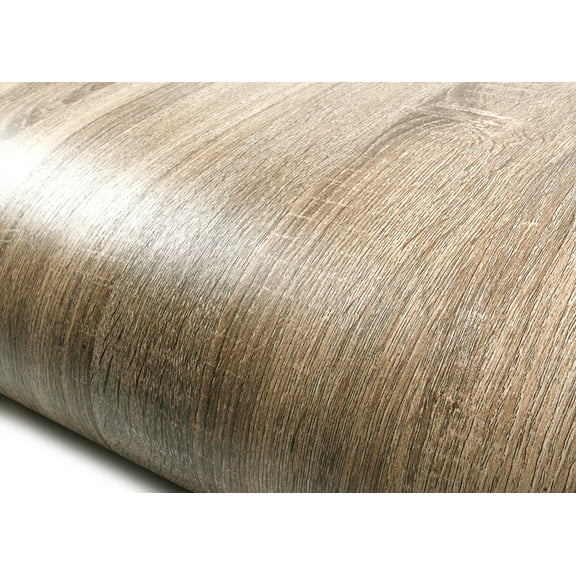 ROSEROSA Peel and Stick PVC Faux Wood Self-Adhesive Wallpaper Covering Counter Top Shelf Liner Classic Wood 2.00 Feet(W) X 6.56 Feet(L)