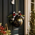 thumbnail image 7 of Metal Home Decoration, Gold Metal Christmas Jingle Bells 8 Inch Large Sleigh Bells Decoration For Tree Door Wreath Holiday Ornament Indoor, 7 of 7