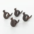 thumbnail image 4 of Saro Lifestyle Quail Napkin Ring Pheasant Design Napkin Ring (Set of 4) silver, 4 of 5