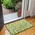 thumbnail image 2 of Yellow Lemon Fruit Leaves White Pattern Door Rugs,Washable Non Slip Door Mats Indoor,Decorative Door Mats,Entry Mat Indoor for Entrance,Bedroom,Kitchen,Bathroom,30"x17", 2 of 6