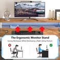 thumbnail image 5 of 63" Farmhouse L Shaped Executive Desk with Drawers & Storage Shelf, Corner Computer Desk with Power Outlets, L Shaped Office Desk with Monitor Stand, Printer Shelf, Antique White, 5 of 9