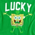 thumbnail image 2 of Spongebob T-Shirt St. Patrick'S Day Lucky Bob Unisex Graphic Tee for Men & Women, 2 of 7