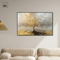 thumbnail image 3 of Tree of Golden Leaves Canvas Colorful Tree Art by Art Remedy, Black Frame, 45" x 30", 3 of 7