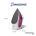 thumbnail image 3 of Plancha De Vapor Y Rocio Nevashel Rs-05 Con Suela De Teflón Color Rosa, 3 of 5