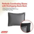 thumbnail image 2 of Coleman® 5 Piece Reversible Comforter & Sheet Set, All Season Bedding Set - Twin, Black/Grey, 2 of 3