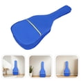 thumbnail image 1 of IDEANATEGRATE Mochila Para Guitarra Acústica Azul Con Impermeable Y Dobles Para Viajar, 1 of 8
