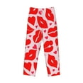 thumbnail image 5 of Balery Lips Kiss print Men's Pajama Pants,Ultra Lightweight Pjs,Lounge Pant-Large, 5 of 9