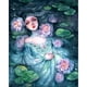 thumbnail image 3 of Cuadros Decorativos Kit de pintura al óleo de niña de loto pintada a mano por números, dibujo sin marco DIY para adultos Ehuebsd Nuevos Originales, 3 of 9
