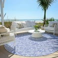 thumbnail image 6 of Addison Rugs Chantille Indoor/Outdoor Transitional Medallions Sky Washable Round Rug, 8' x 8', 6 of 6