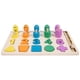 thumbnail image 2 of s de combinación de rompecabezas de tablero Número de formas Clasificación de juguetes de desarrollo de combinación CUTICAT rompecabezas de formas de madera para niños, 2 of 7