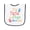 White and Navy, variant on Inktastic Nana and Pops Love Me Grandson Granddaughter Baby Terry Cloth Bib