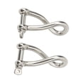 thumbnail image 1 of Grillete de Torsión, Grieta del Pasador de Tornillo Grieta Universal Pulido de Alta Resistencia Resistente a la ÓXido de 10 mm de 10 mm Para El Bote de Pesca para El Yate, 1 of 7