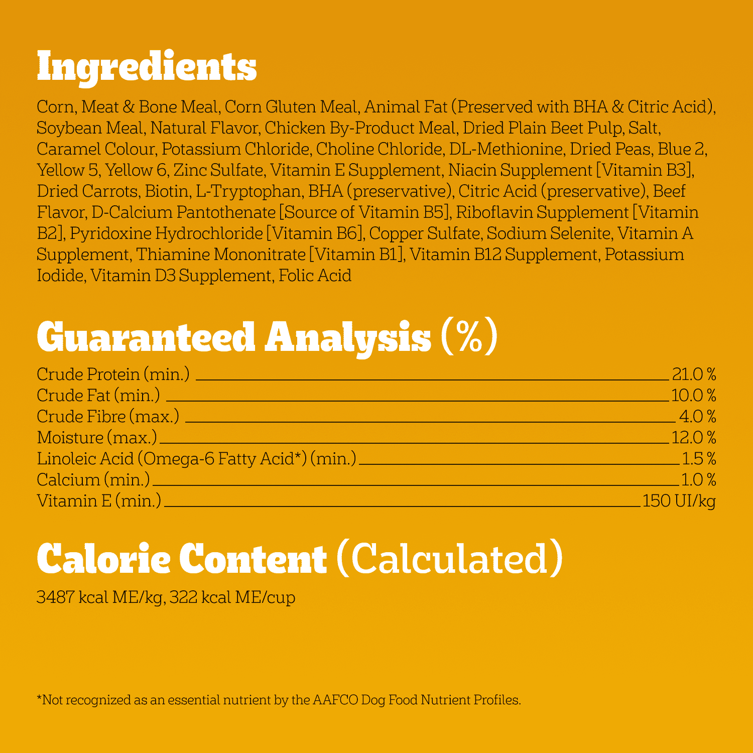 PEDIGREE Vitality+ Adult Dry Dog Food Hearty Beef and Vegetable Flavour, Bag 20kg