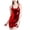 Rouge, variante sur Tauxra Hauts Unis pour Femmes, Blouse Décontractée Sans Manches à Col en V, Chemise Ample en Tricot Extensible avec Fente Latérale, pour Usage Quotidien Bureau et Sortie