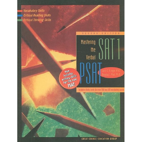 Pre-Owned Great Source Mastering Verbal Sat/Psat: Student Edition (Mastering Sat) (Paperback) 0669468258 9780669468250
