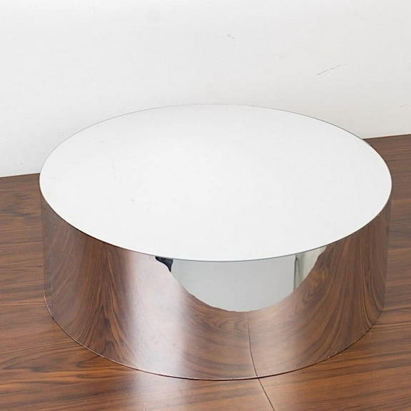 Balsa Circle 14" Silver Round Acrylic Cake Stand Display Box Pedestal Riser Wedding Reception Birthday Party Decorations Supplies