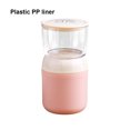 thumbnail image 4 of Transemion Leakproof And Portable Lunch Box For On--Go Snacking Convenient Storage Insulated Lunch Box Thermal Lunch Box Breakfast pp pink 3 Plastic PP inner 1Set, 4 of 6
