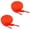 Orange, variant on LKWLPD 1 Pair Sneaker Shoelaces Wear Knitted Solid All Shoe Laces for Bag