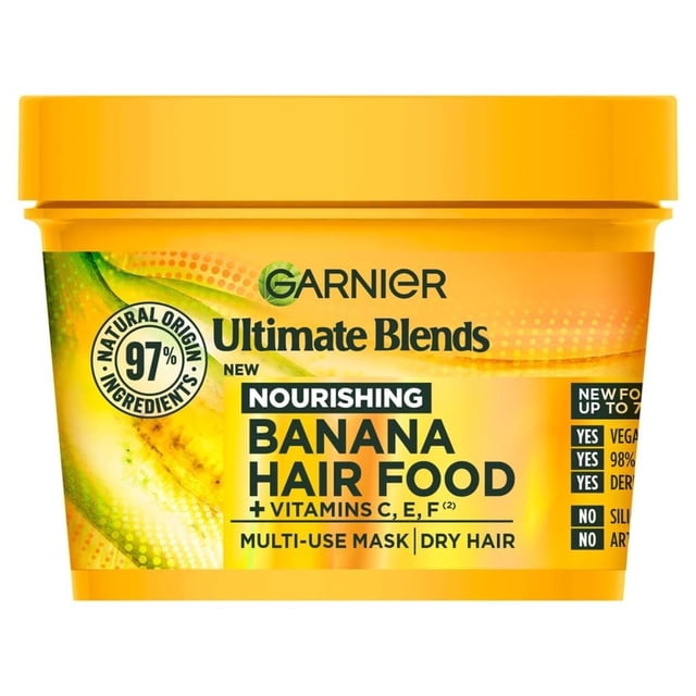 Mascarilla capilar Garnier Ultimate Blends Banana 390ml