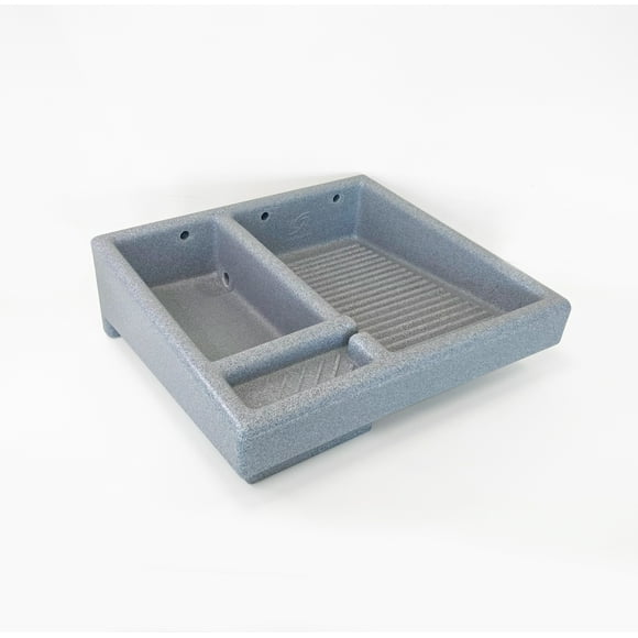 Lavadero 71 cm CON PILETA IZQUIERDA VERSAPLAS LI71B12Z GRIS granito