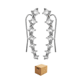 thumbnail image 1 of Aretes Mujer Trepador De 7 Zirconia Belug Plateado, 1 of 3
