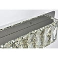thumbnail image 4 of Monroe Integrated LED chip light Chrome Wall Sconce Clear Royal Cut Crystal, 4 of 8