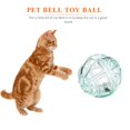 thumbnail image 4 of Gatito Scratch Rattle Ball Interactive Pet Hollowed Bell Cat Teaser Juguetes Ehuebsd Para estrenar, 4 of 5