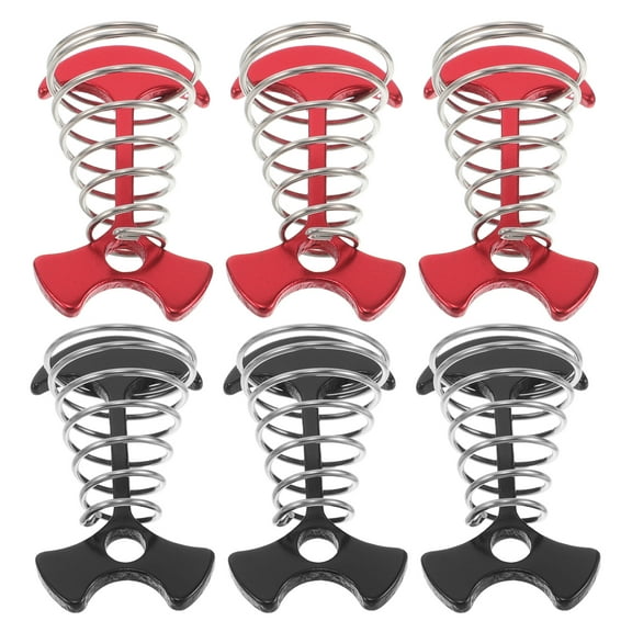 FELTECHELECTR Trailer Deck Anchors Fishbone Deck Anchor Pegs Aluminum Alloy 6Pcs