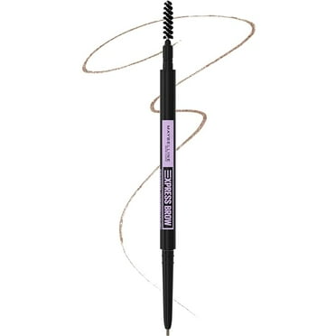 Maybelline Express Brow Ultra Slim Eyebrow Makeup, Brow Pencil with Precision Tip and Spoolie for Defined Eyebrows, Blonde, 1 Count