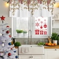 thumbnail image 5 of Fall Leaf Curtain Valances for Windows, Kitchen Valance Window Treatments Panel 2 Pack, Thanksgiving Autumn Country Eucalyptus Rod Pocket Short Curtains for Bathroom Bedroom 54 x 18 Inch, 5 of 8