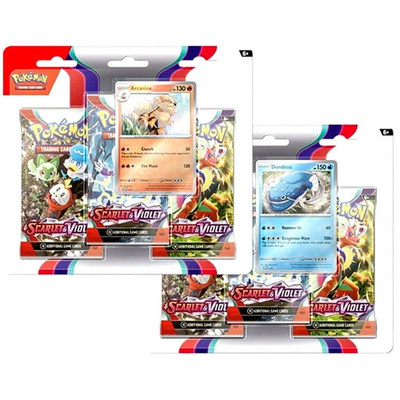 POKEMON SCARLET AND VIOLET 3PK BLISTER