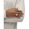 thumbnail image 2 of PalmBeach Jewelry Men's 2.18 TCW Cubic Zirconia Square Ring Yellow Gold-Plated Sizes 8-16, 2 of 4