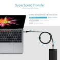 thumbnail image 7 of USB C to C Cable Up to 10Gbps Data Transfer, LDLrui USB C 3.1 Gen 2 Cable 100W Charging 4K Video Output Monitor, for MacBook Pro, Galaxy S21, iPad Pro, Samsung T7 SSD, Gray, 3Ft, 7 of 7