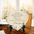 thumbnail image 2 of Your Love Is Like A Beacon Of Light That Guides Me Through The Darkest Of Days. Thank you for being my mom and my friend. I love you. Heart Shape Table Sign (6" x 5"), 2 of 5