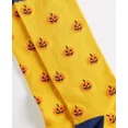 thumbnail image 2 of Club Room Men’s Holiday Jack O’Lantern Crew Socks, Yellow, 2 of 2