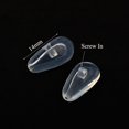 thumbnail image 4 of 20pcs Silicone Eyewear Glasses Nose Pads Eyeglasses Repair Nose Pad Accessory A8, 4 of 5