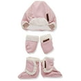 thumbnail image 2 of JJ Cole Bomber Baby Hat Set, Blush Pink, 2 of 3