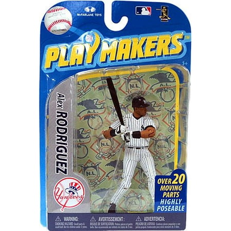 McFarlane MLB Playmakers Series 2 Alex Rodriguez Action Figure (The Best Little League Bat)