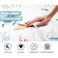 thumbnail image 4 of Coastal Beach Kitchen Rugs Set of 2 Anti Fatigue Kitchen Mat Blue Turtle Kitchen Mats For Floor Non Slip Waterproof Comfort Memory Foam Standing Mat for Office Laundry, 17.3x28+17.3x 47 inch, 4 of 6