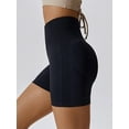 thumbnail image 3 of Sociala Butt Lifting Tummy Control Workout Shorts for Womens Wide Waisted Yoga Shorts, 3 of 5
