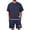 Navy, variant on Clossjun Mens 2 Piece Short Set Matching Drawstring Baggy Shorts Sets Casual Summer Outfits
