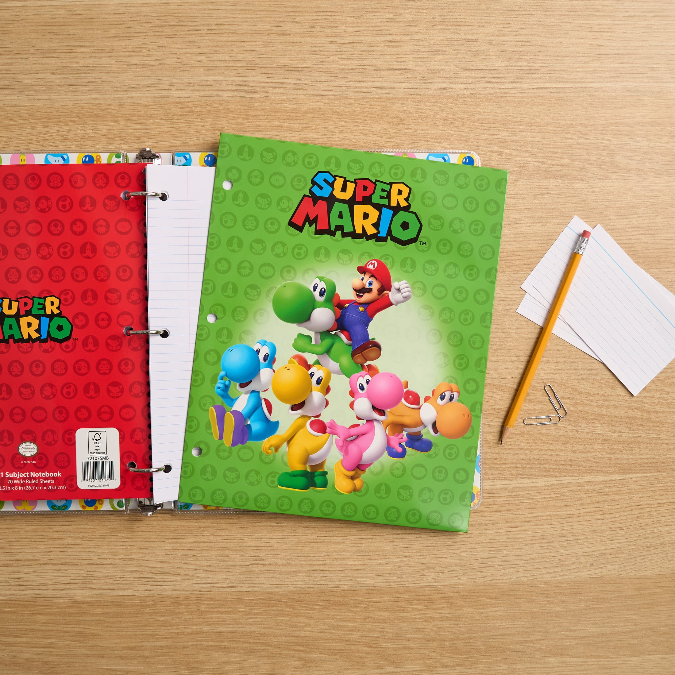 Nintendo Super Mario Bros School Stationery Bundle Set