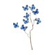 thumbnail image 3 of Arreglo floral con ramas de mariposas artificiales, decoración con tallos de ramas simuladas Azul, 3 of 9