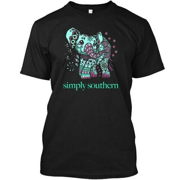 Mandala Elephant Simply Southern T-Shirt Made in the USA Size S to 5XL