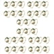 thumbnail image 2 of Anillo de Servilleta Anillos de Servilleta de Flor de Perla Dorada Juego de 30 Servilleteros de Metal para la Decoración de la Mesa de la Cena del Banquete de Boda, 2 of 5