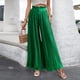 thumbnail image 4 of Pantalones casuales de cintura alta de verano para mujer, estilo europeo y americano, pantalones de pierna ancha drapeados, pantalones para mujer, 4 of 5
