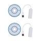 thumbnail image 1 of 2X USB 2.0 A RJ45 Adaptador de Red Ethernet LAN para Apple Mac MacBook Air Computadora Portatil PC, 1 of 5
