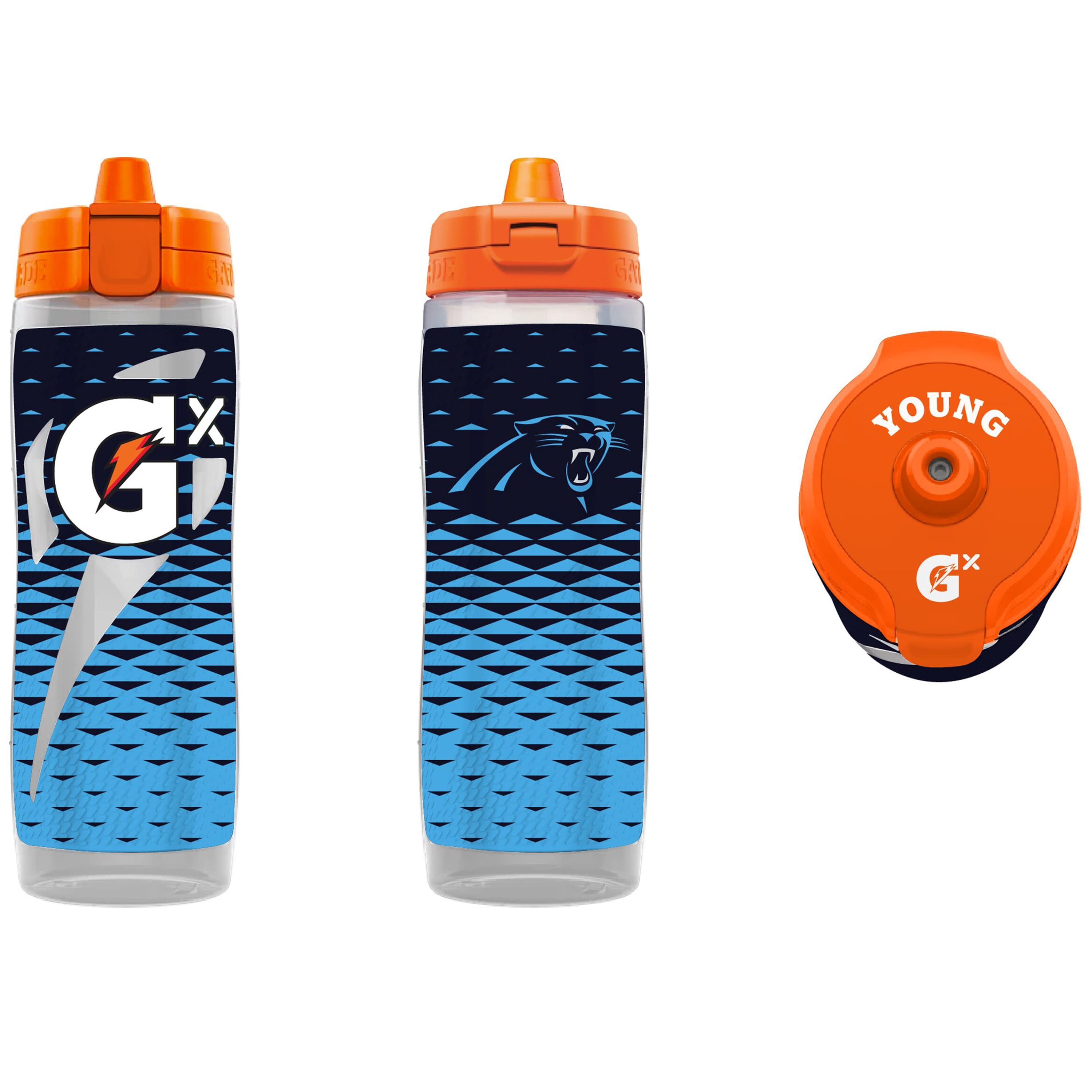Gatorade NFL Essentials - Carolina Panthers 30oz Squeeze Bottle + Sport Towel